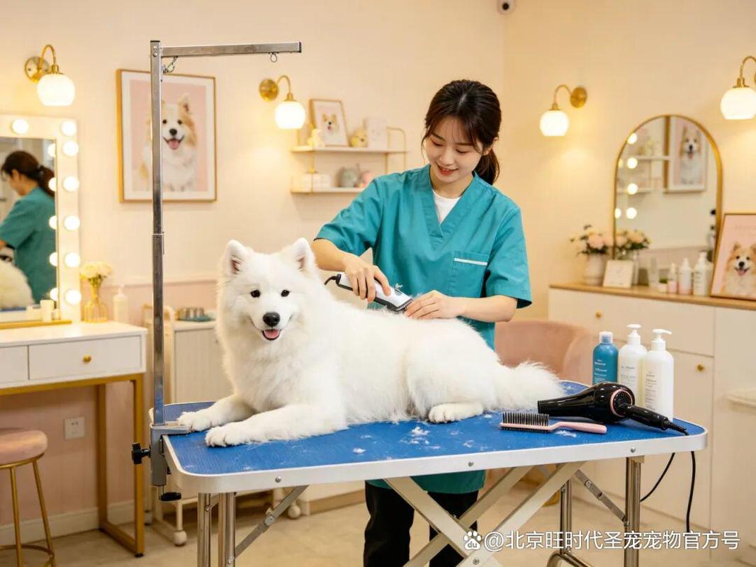 学宠物美容怕只剪假毛?圣宠宠物真犬实操多,零基础也能练出手感