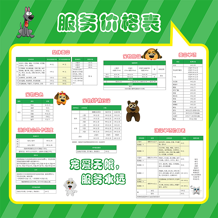 宠物店易拉宝 展板